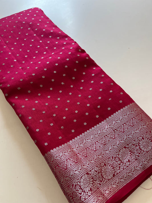 Silver Butties Banarasi Viscose