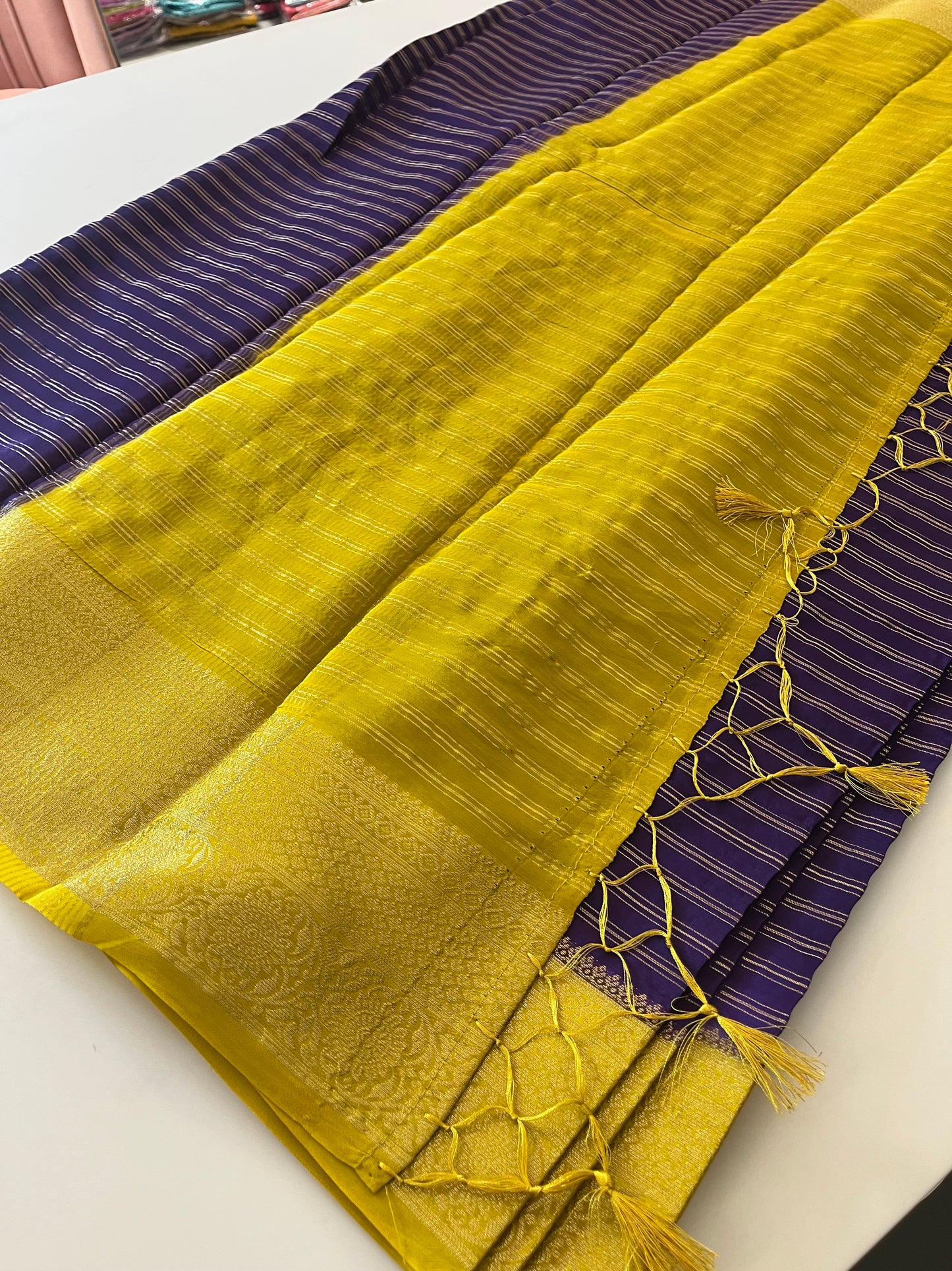 Designer Crape silk saree