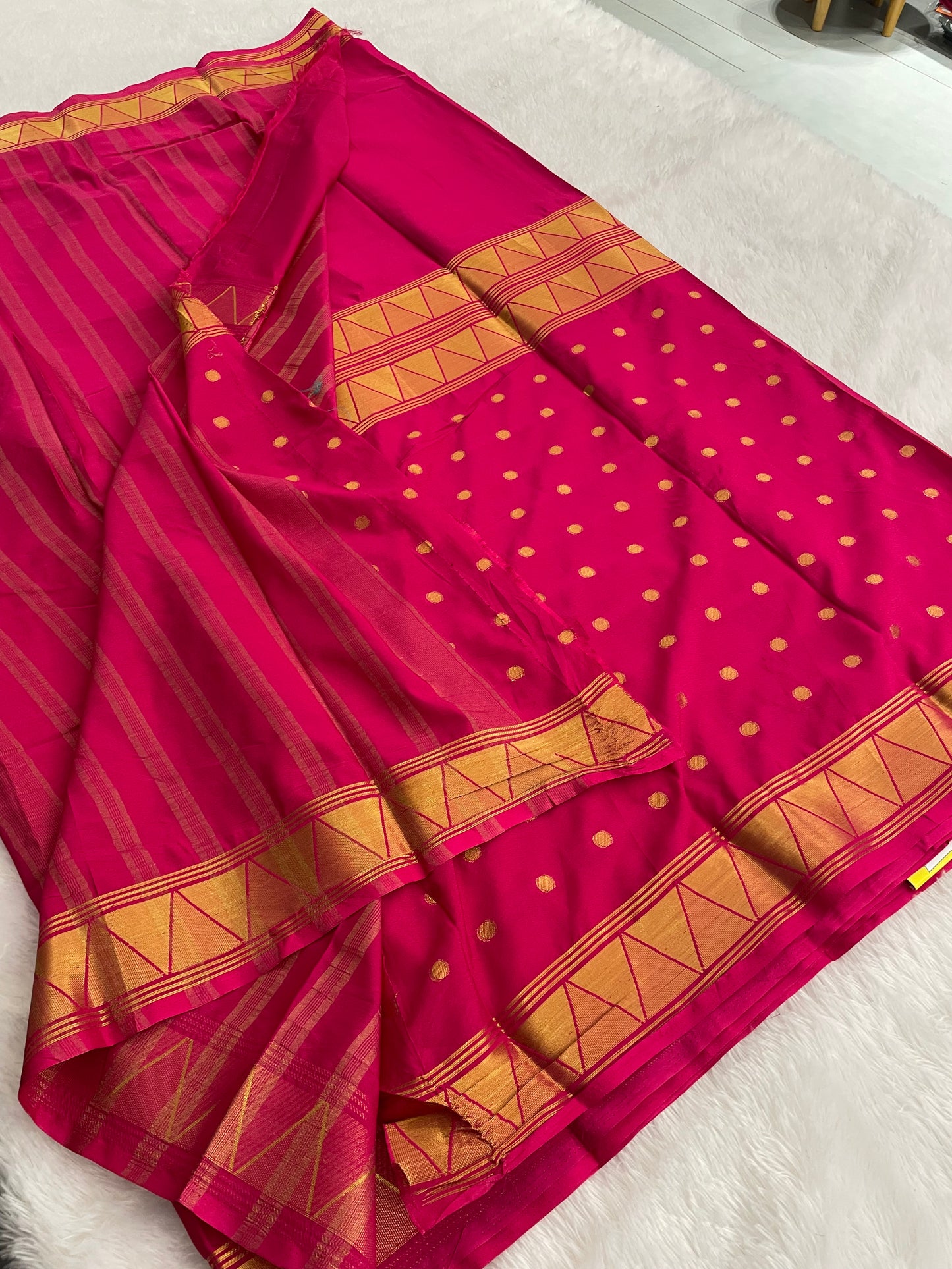 Printed crape silk