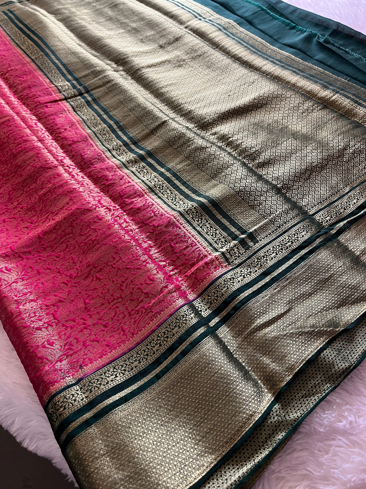Banarasi Brocade soft silk