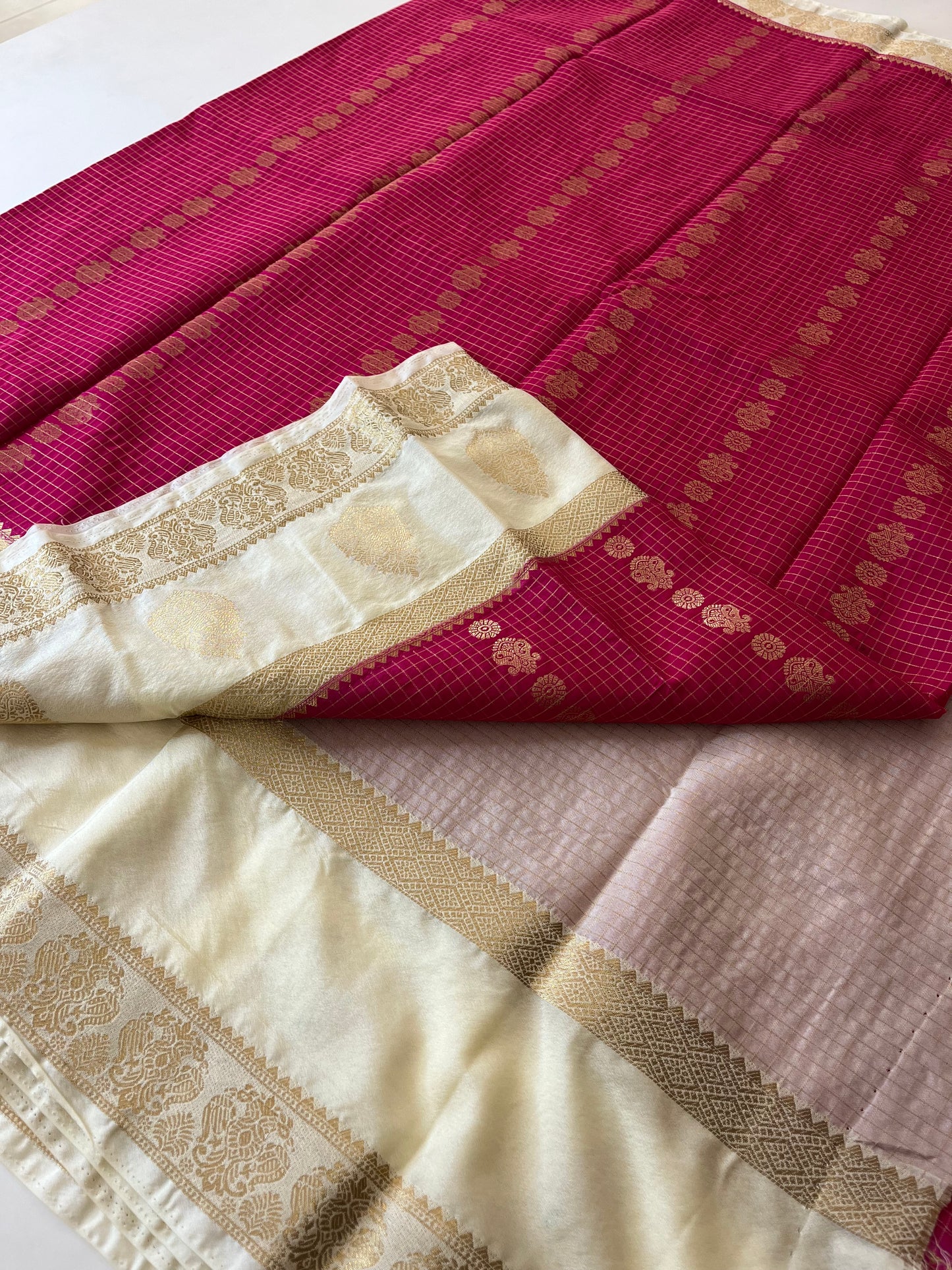 Banarasi crape fancy saree