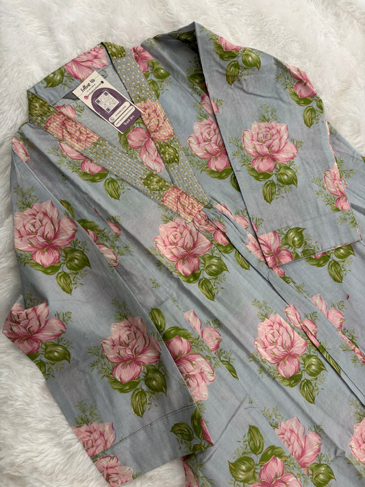 Floral Anarkali Kurti With Plaazo