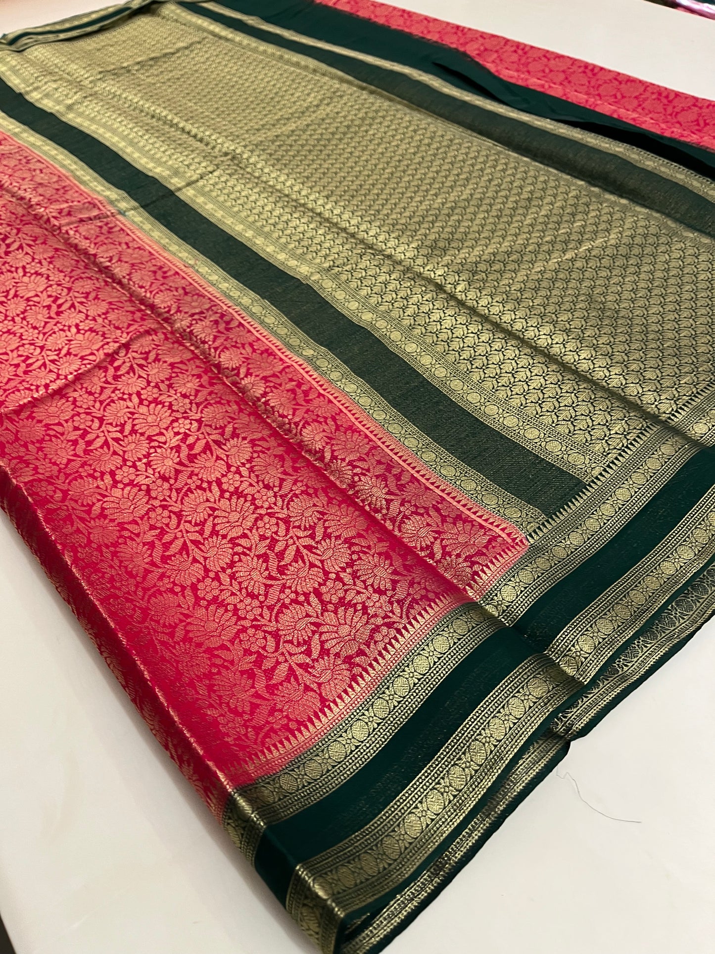 Brocade Banarasi soft silk
