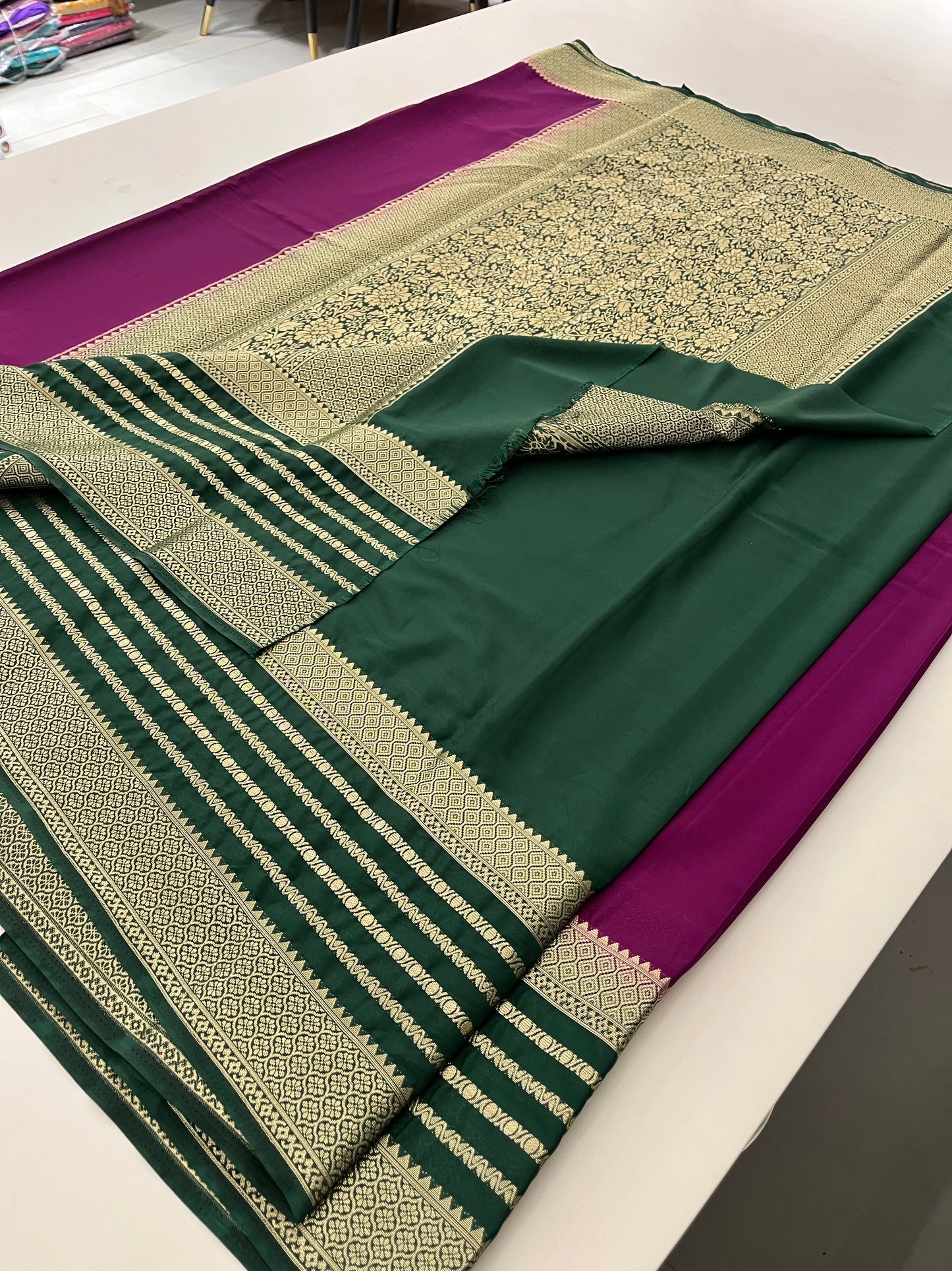 Premium crape silk