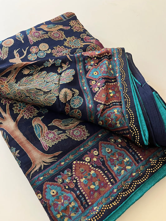 New Designer Fancy Saree 127-1129