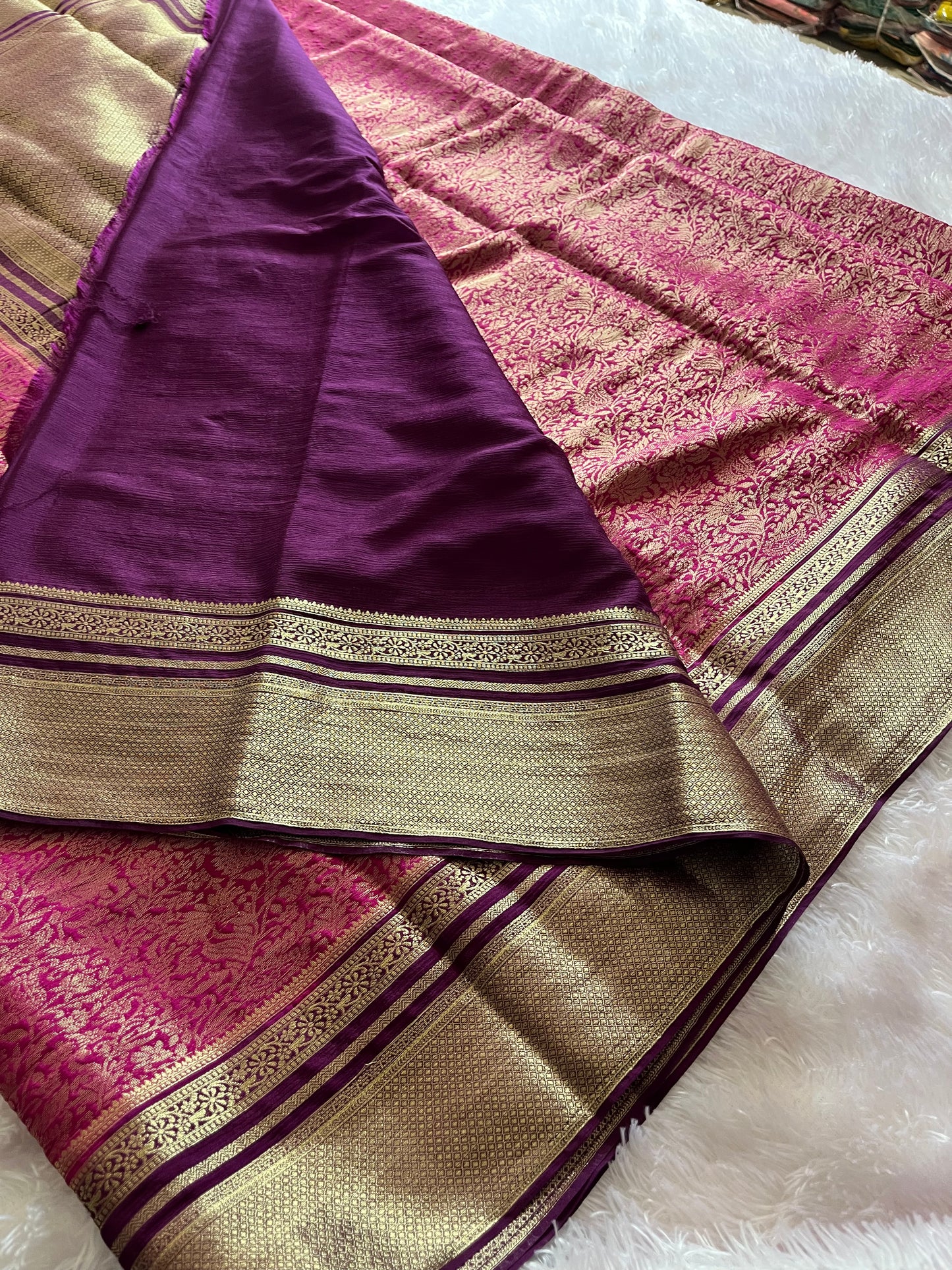 Banarasi Brocade soft silk