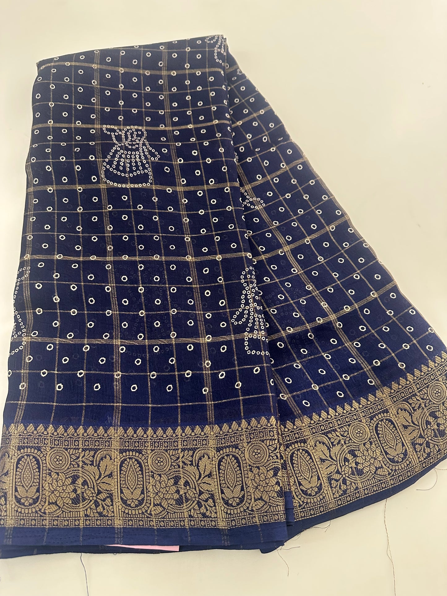Crape Chiffon Fancy Saree-J1