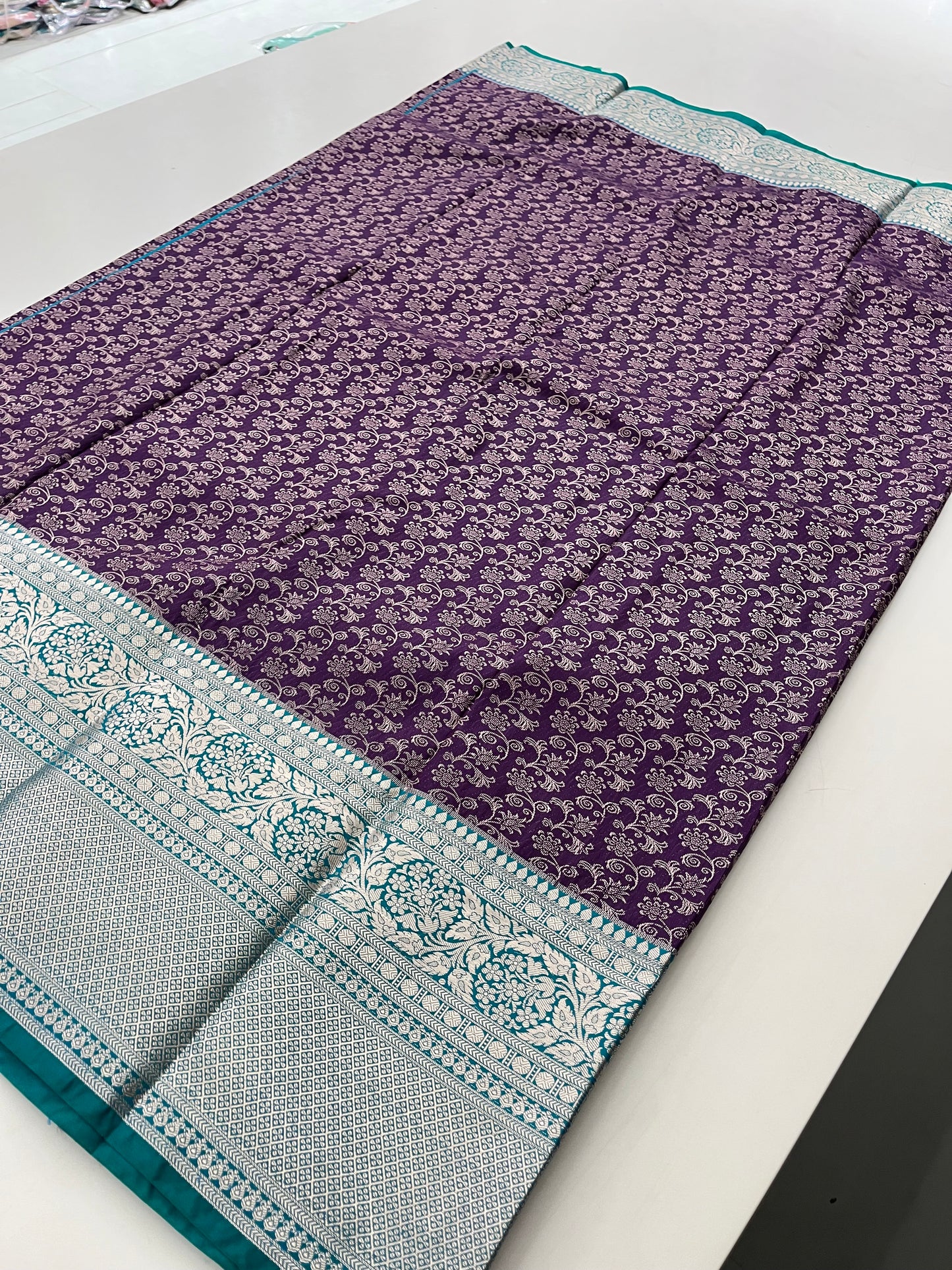 Semi Kanjeevaram Tissue Silk Saree