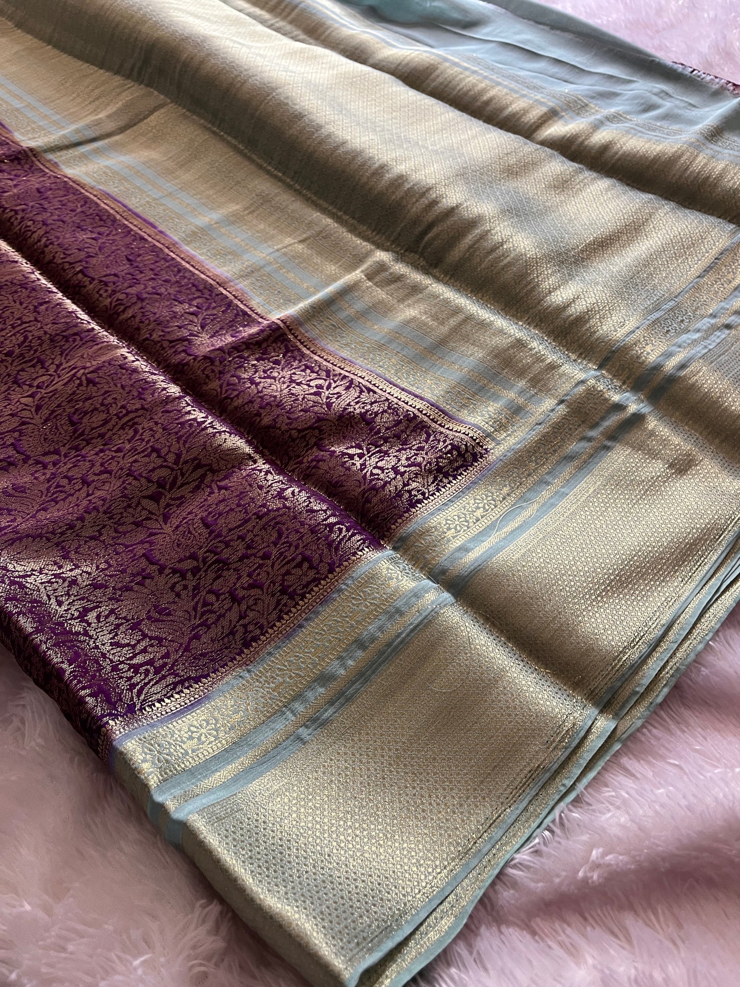 Banarasi Brocade soft silk
