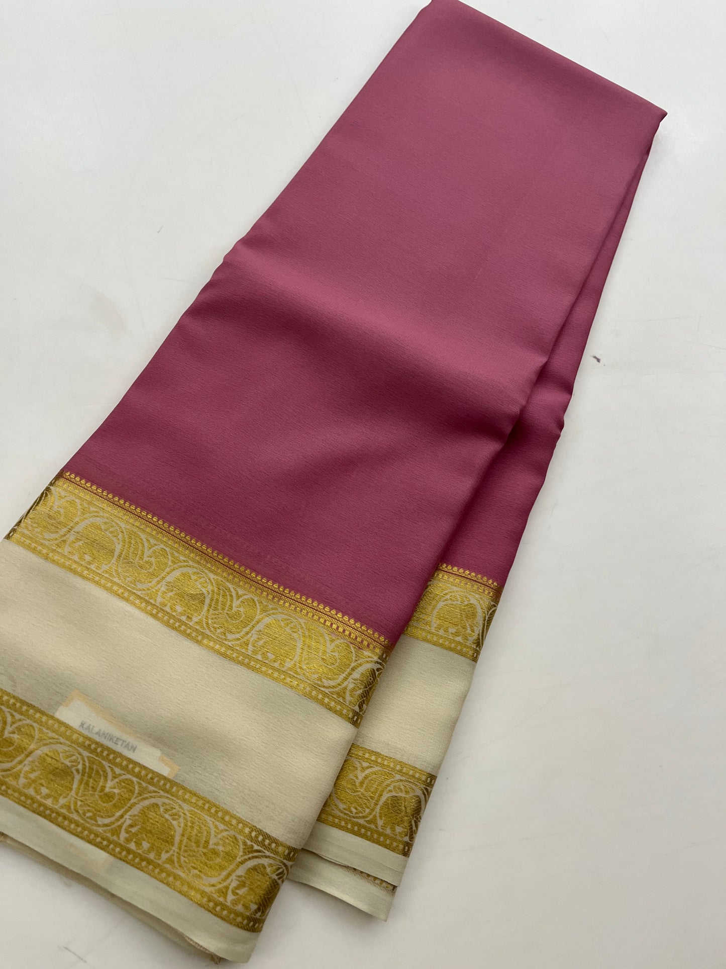 70GSM Pure Mysore Crepe Silk Saree