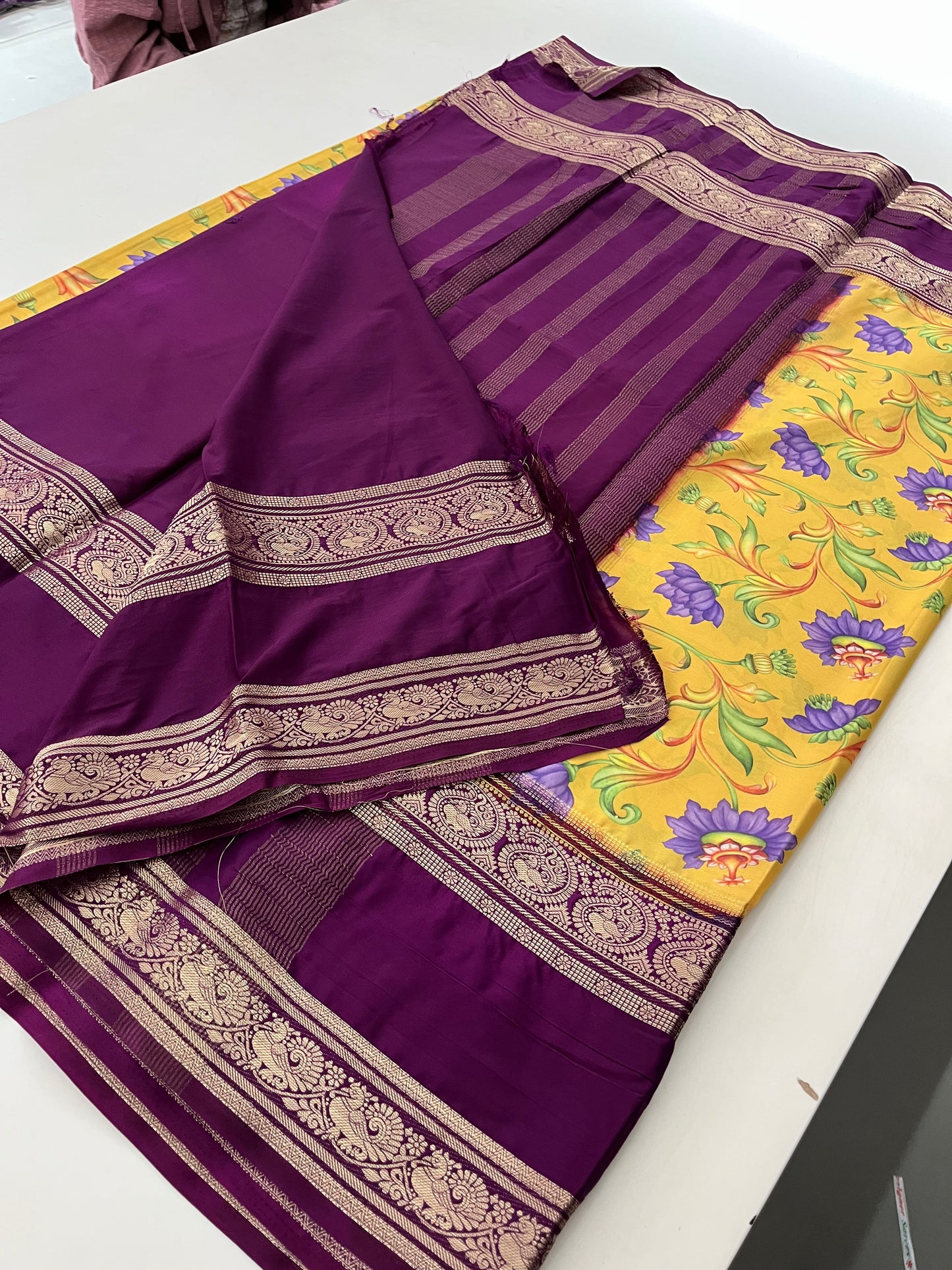 Ju10 Printed Semi Mysore Silk