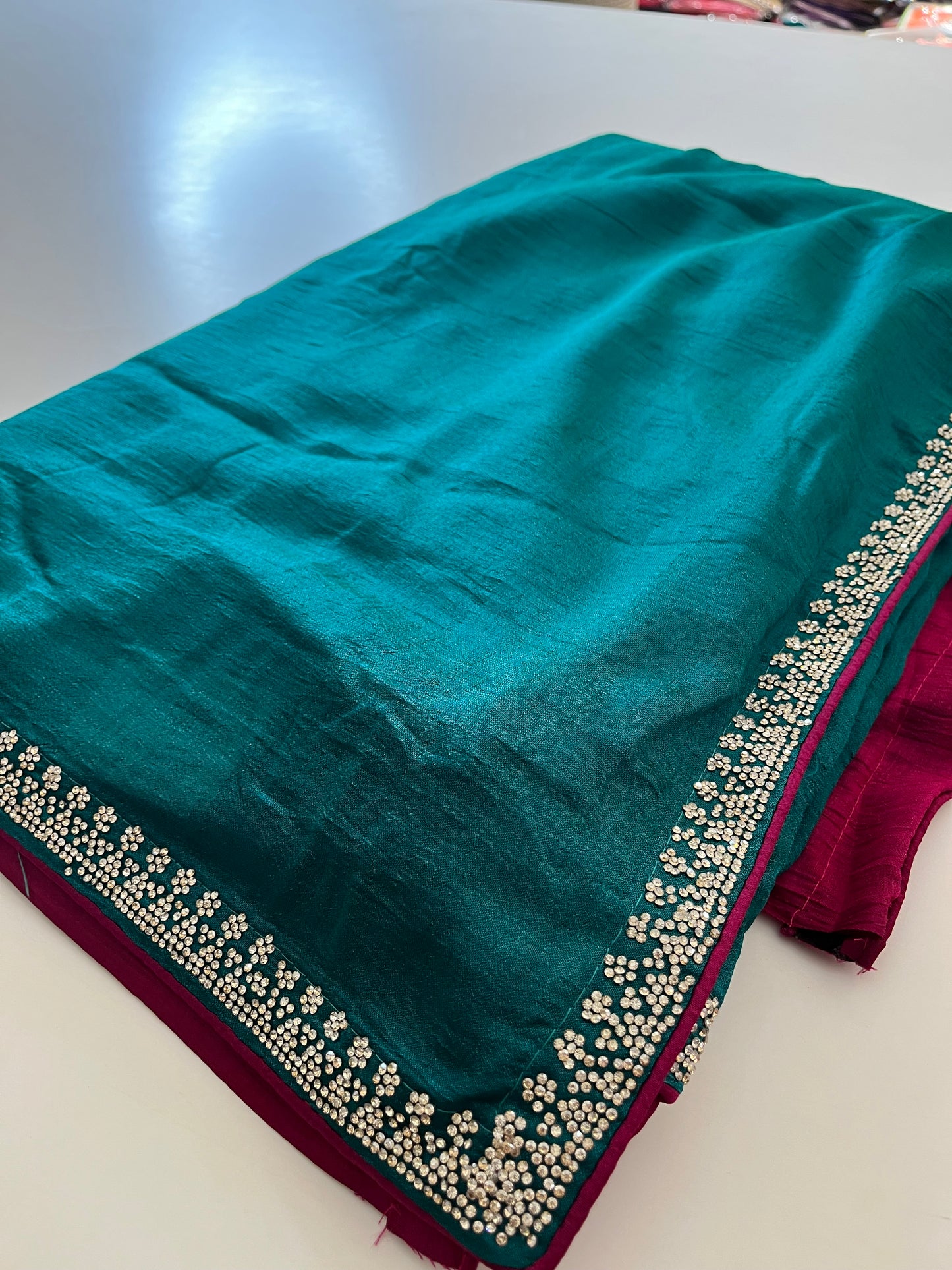 Stone work Fancy Saree