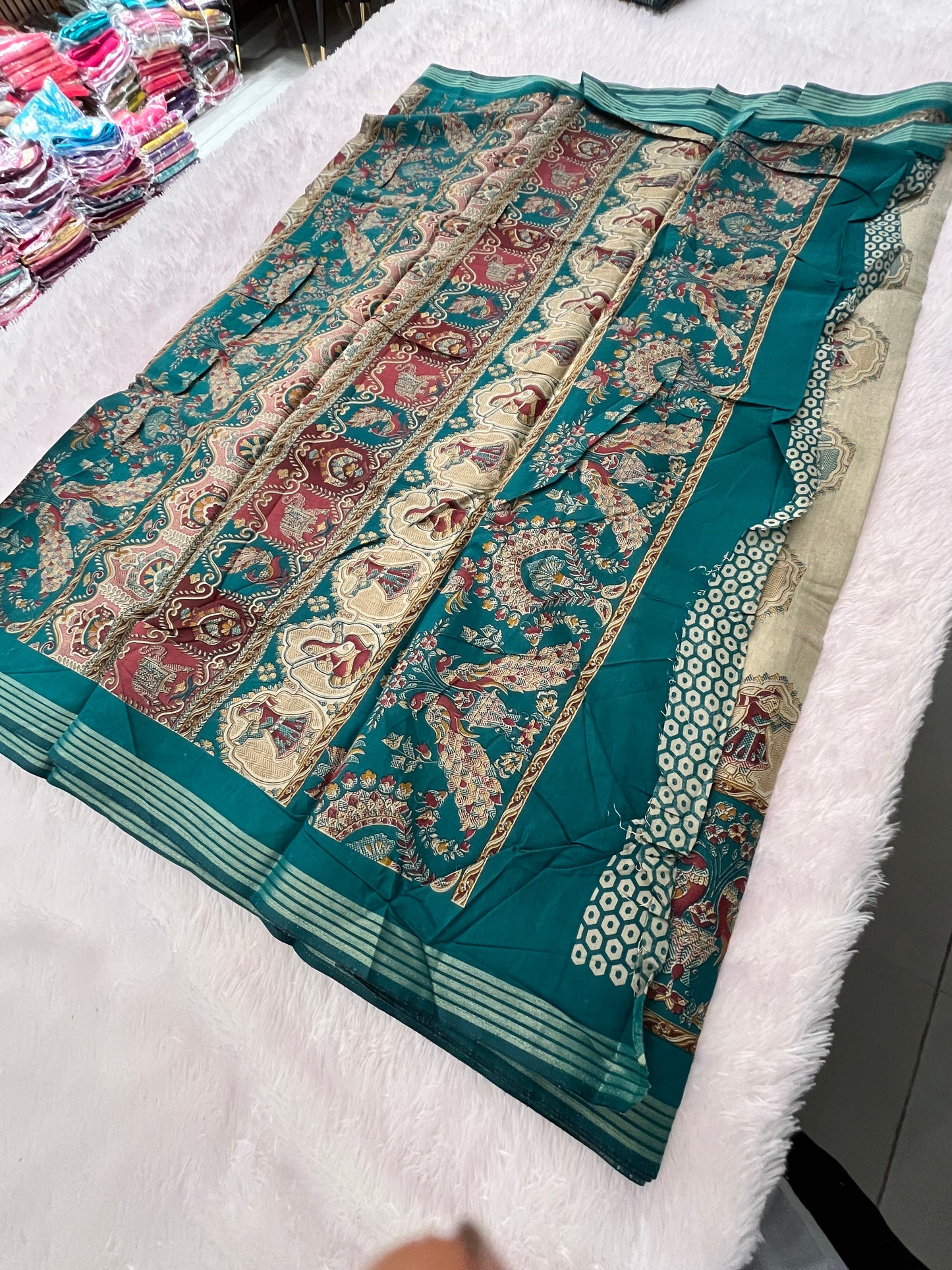Crape chiffon printed