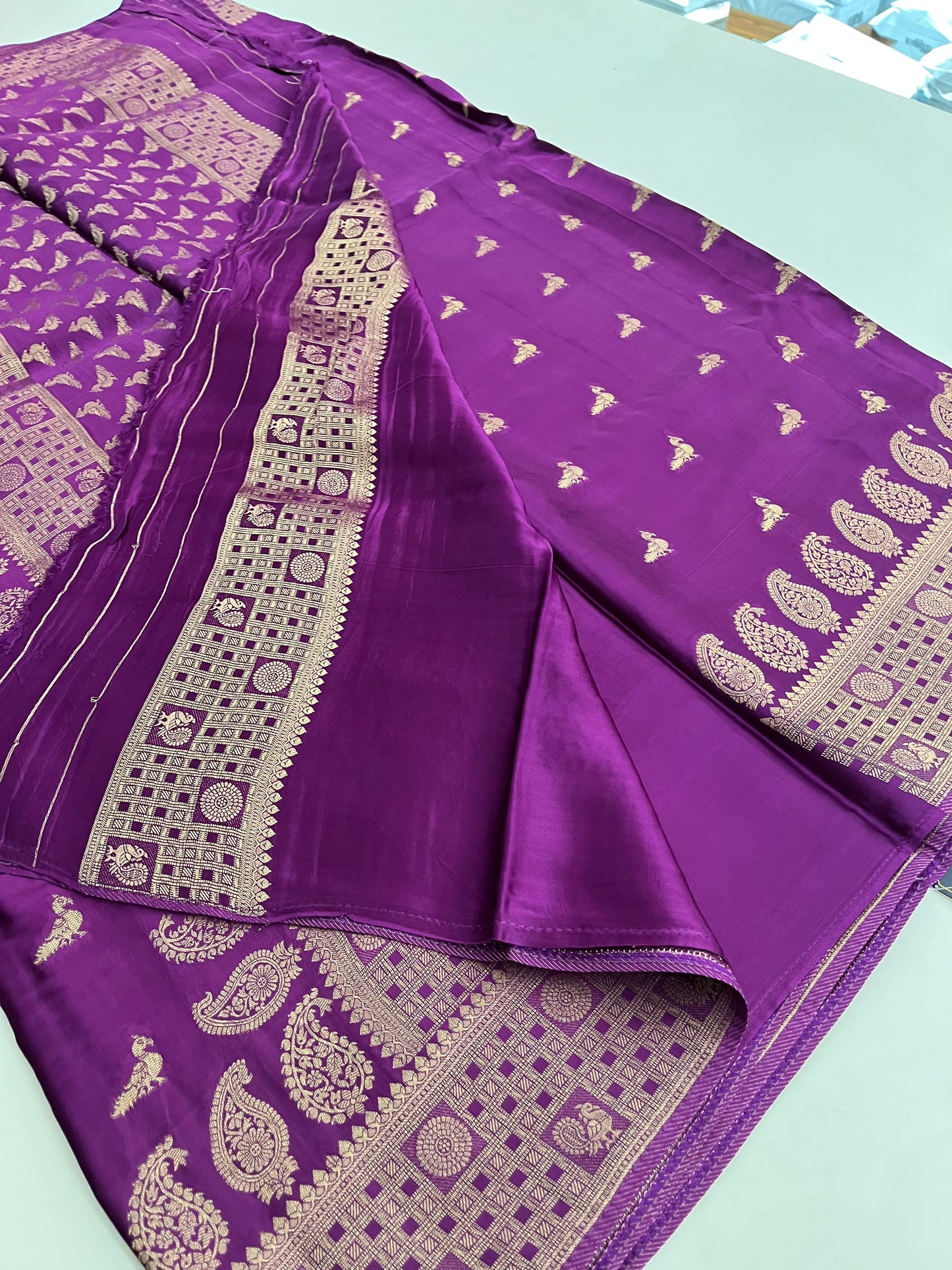 Pure Banarsi Satin Silk