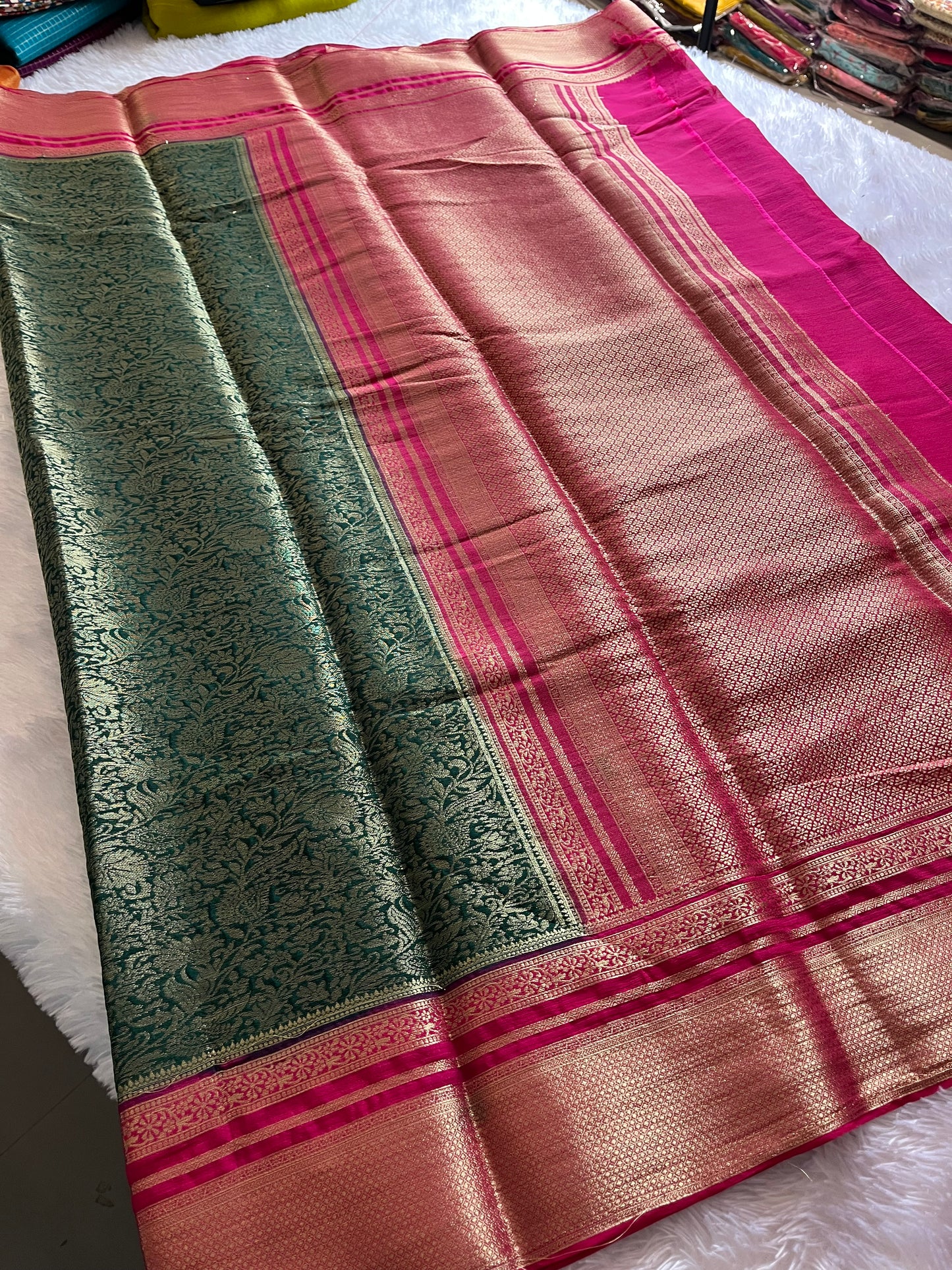 Banarasi Brocade soft silk