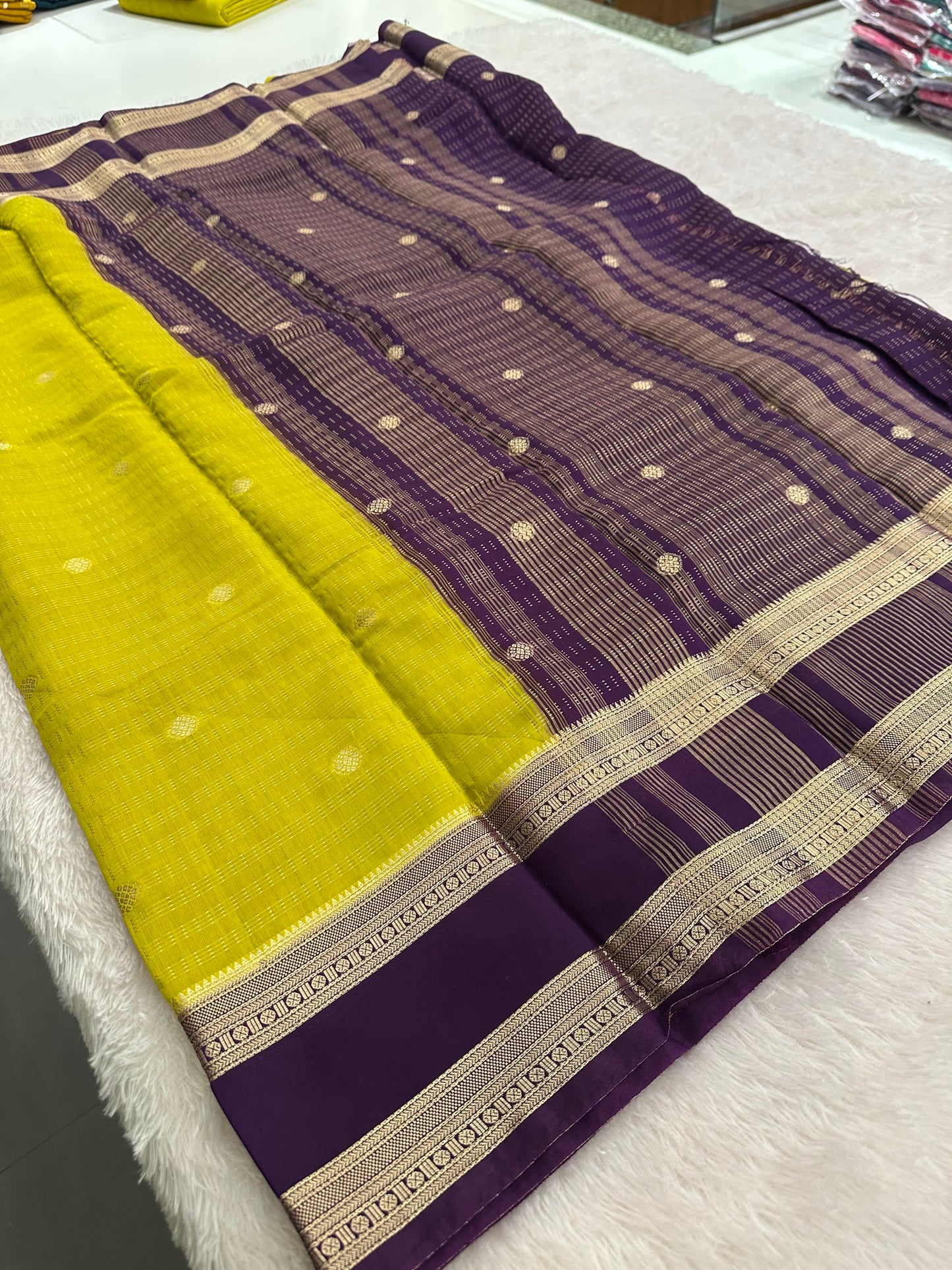 Soft Cotton Fancy Saree-M25