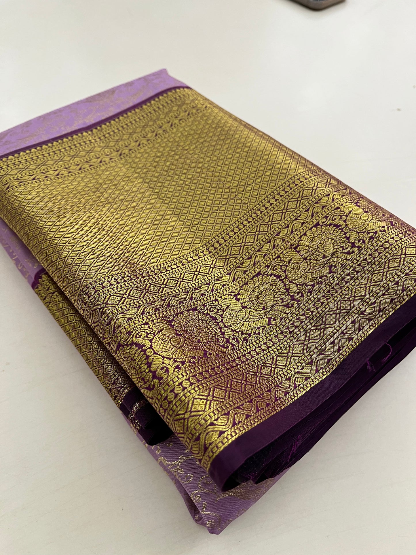 Pure Brocade Kanchi silk