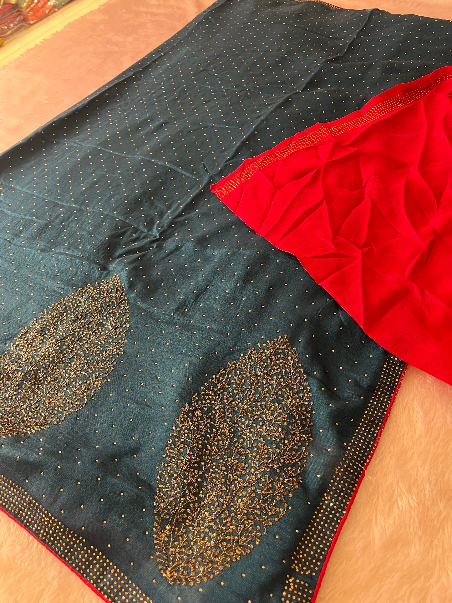 Tussar Work Fancy Saree