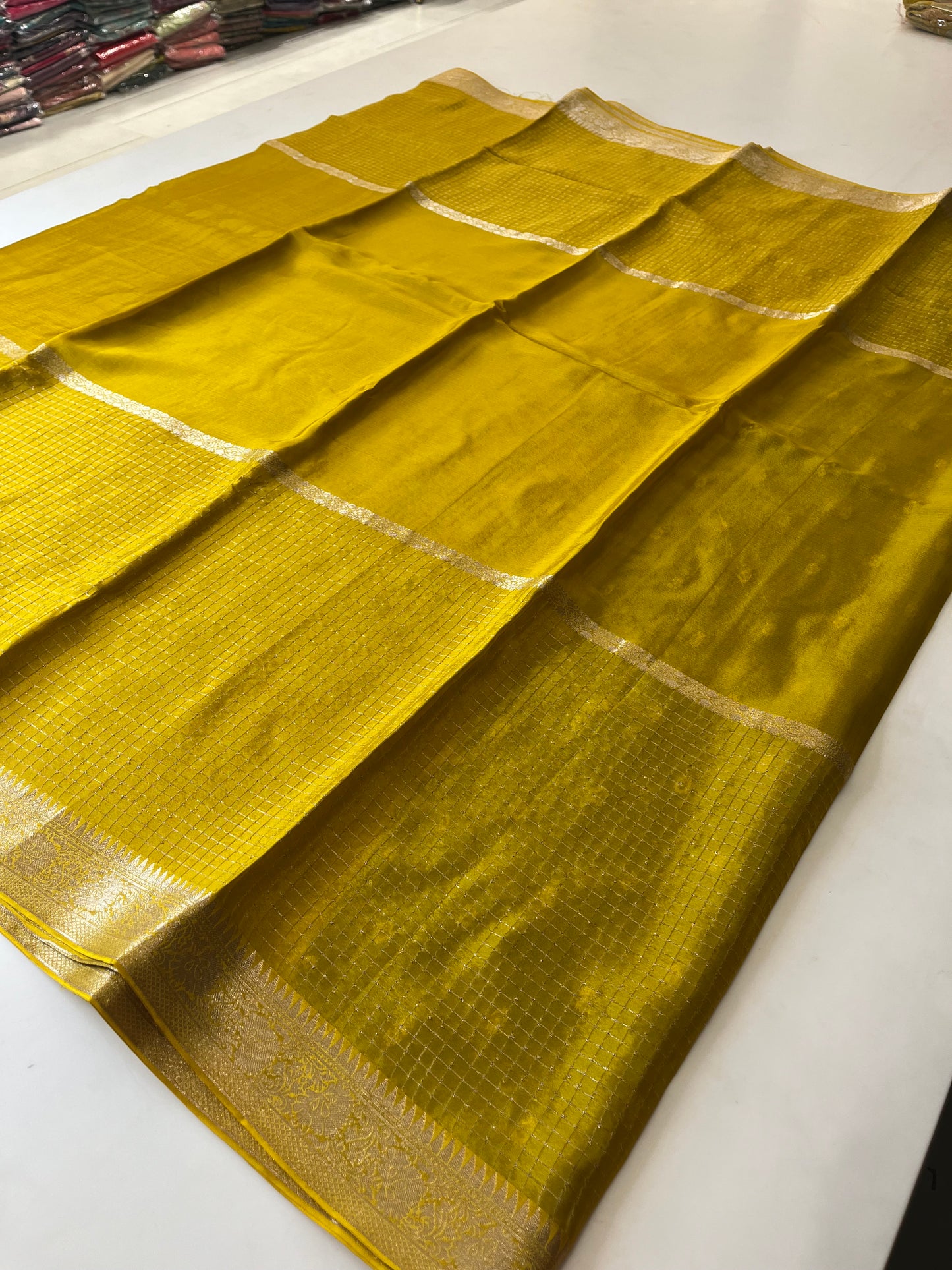 Banarasi Crape Checks