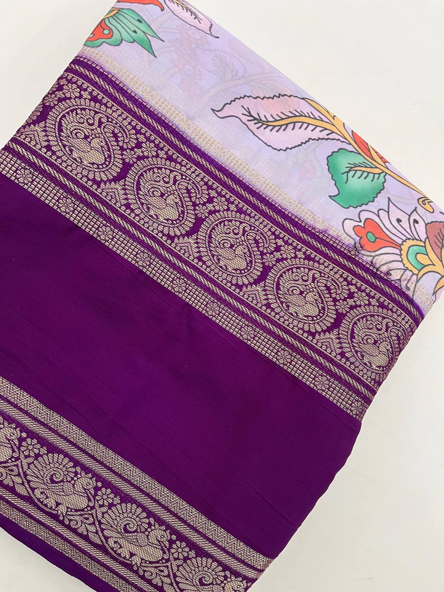 Ju10 Printed Semi Mysore Silk