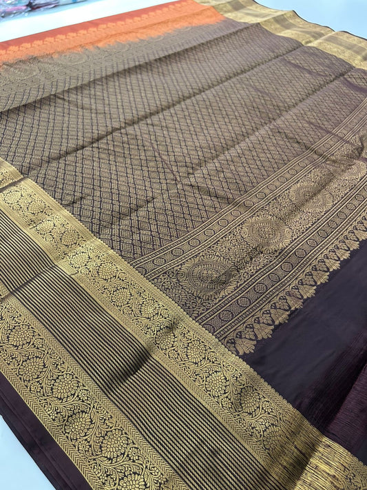 Rust Orange Silk -F12