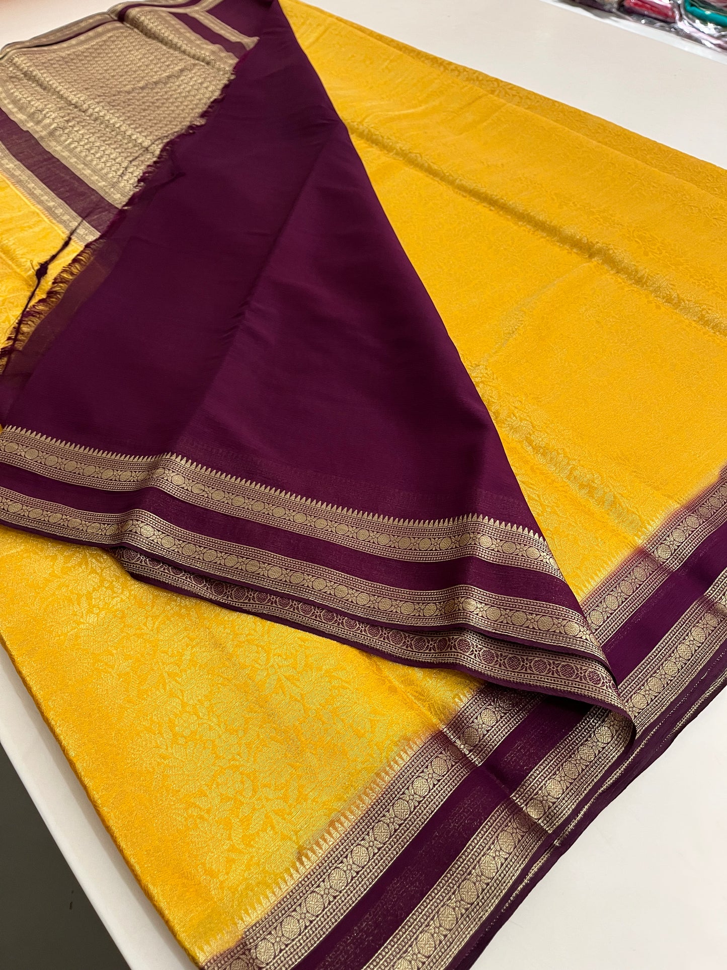 Brocade Banarasi soft silk