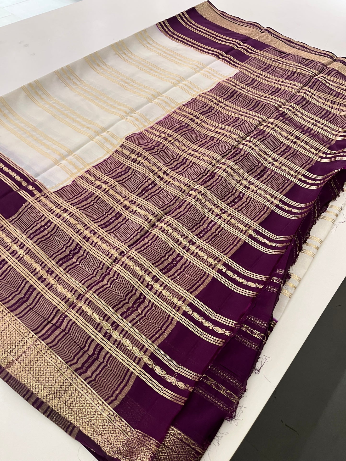 Semi Mysore Silk Saree