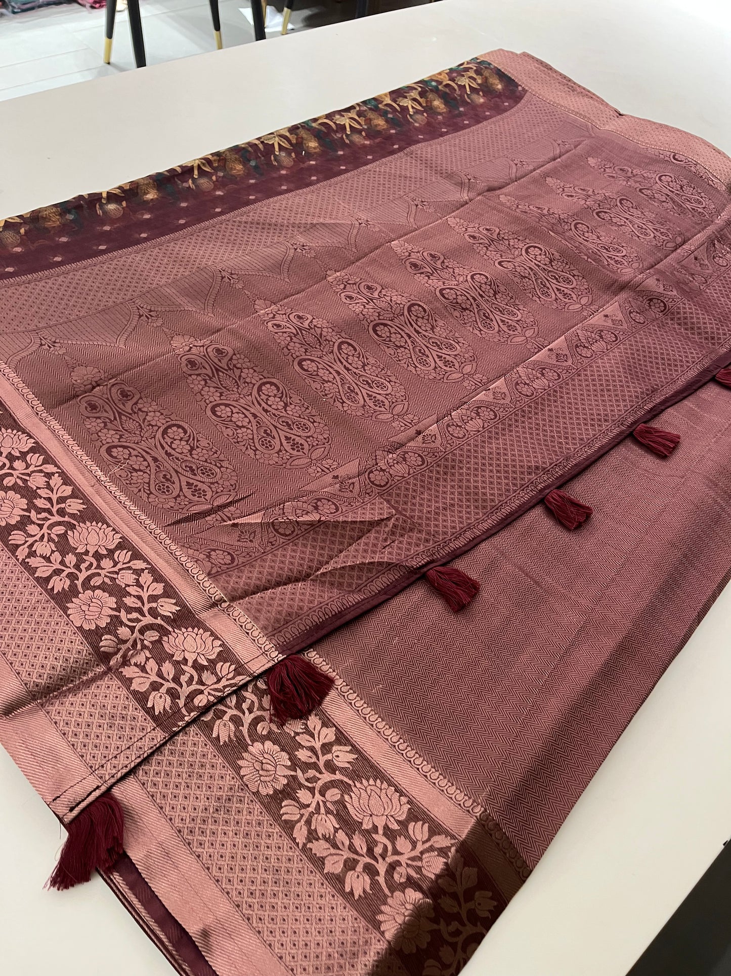 Premium printed Brosso Saree
