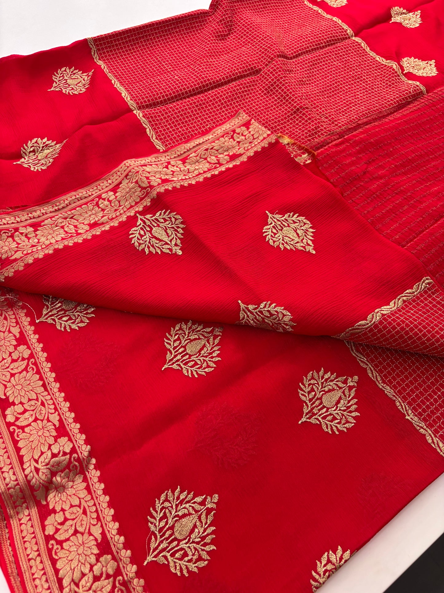 Designer Georgette embroidery