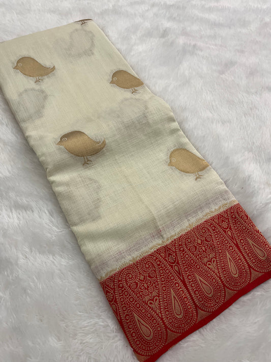 Crape Sparrow Buttas Fancy -F8