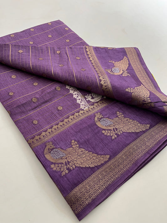 Tussar Fancy saree