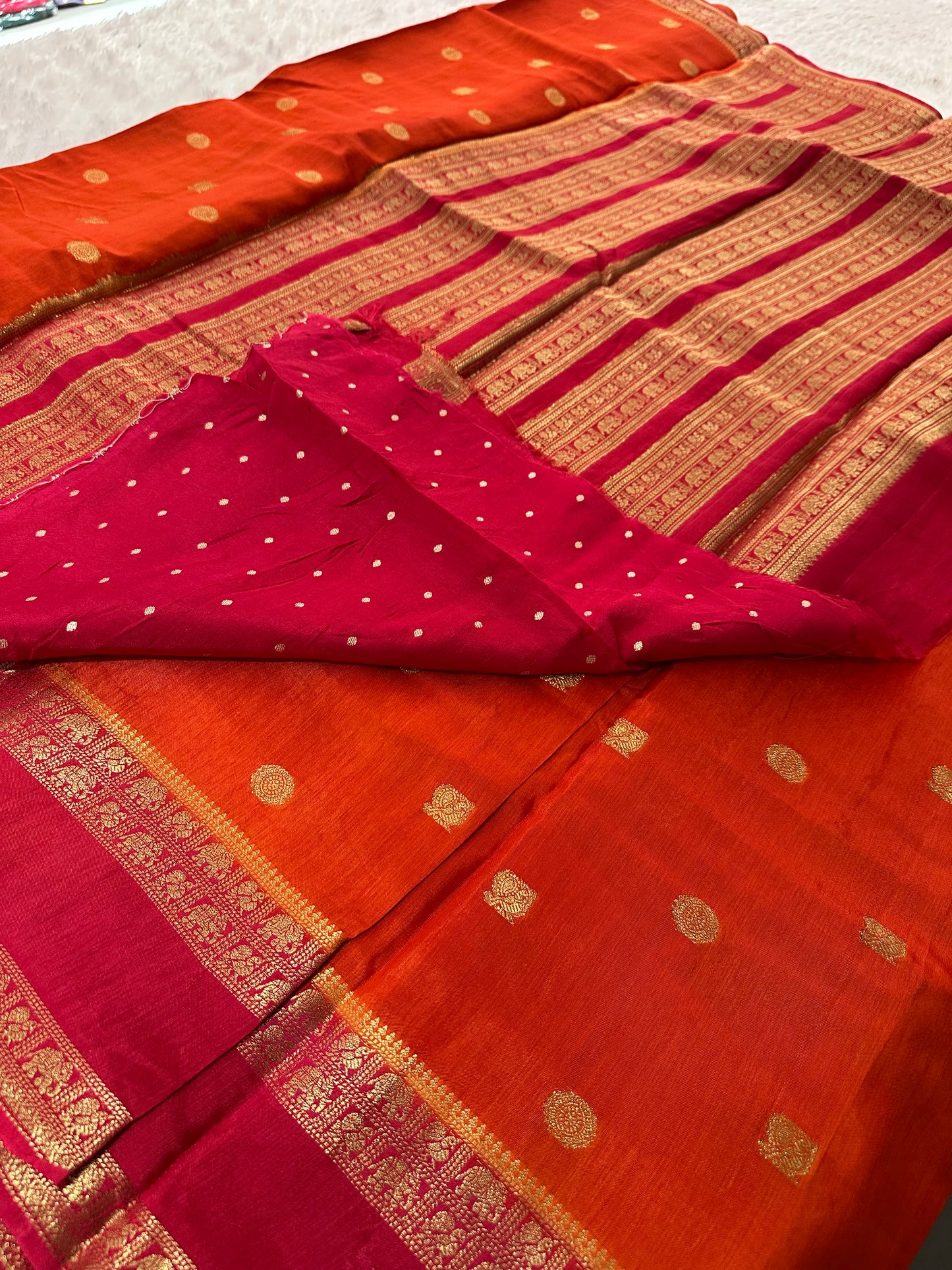 Tussar Viscose Fancy Saree-M19