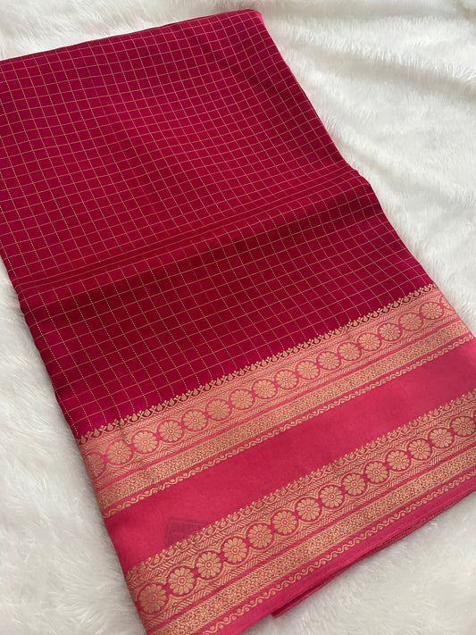 Banarasi Crape Viscose-uF13