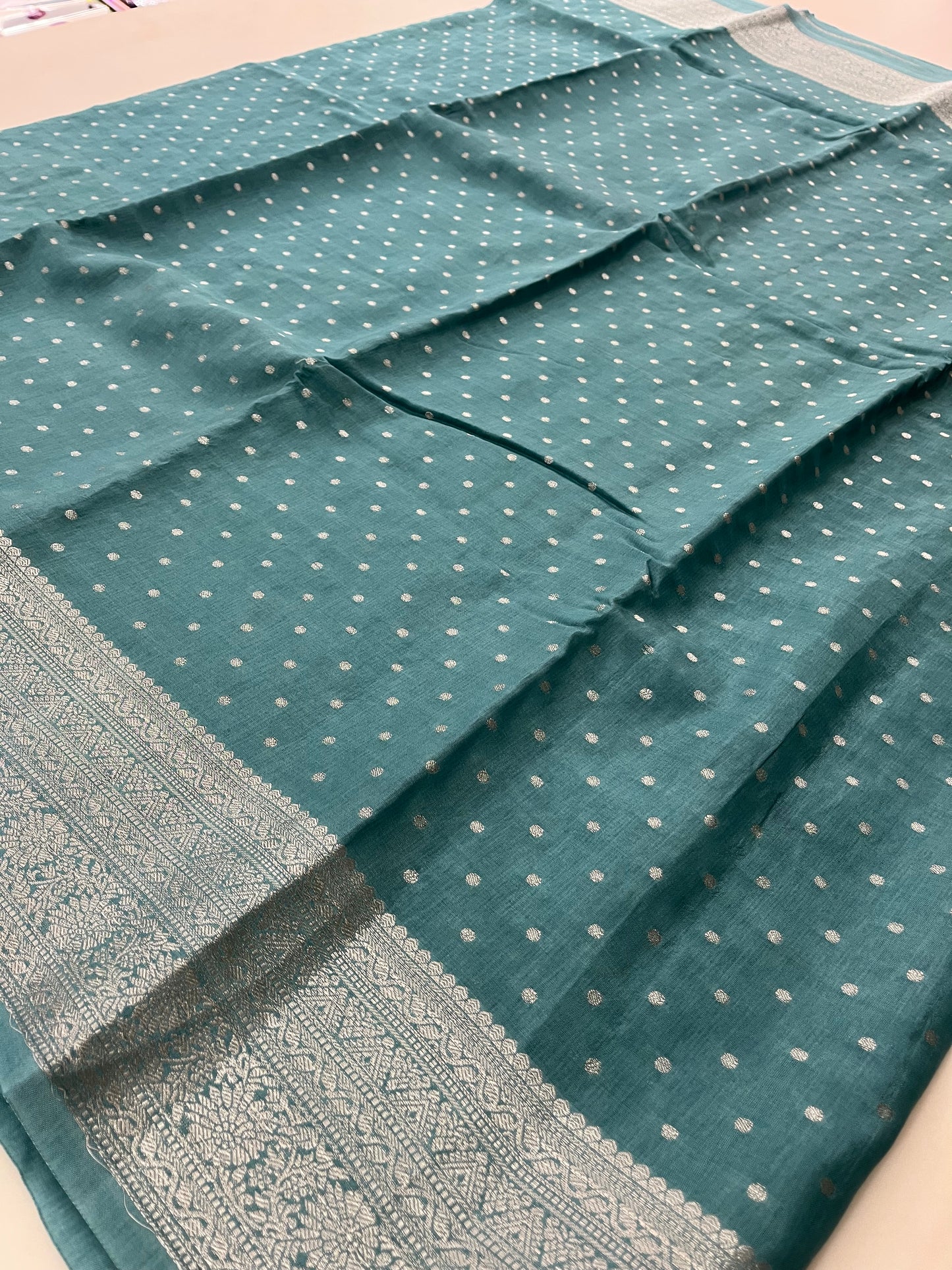 Banarasi silver butties