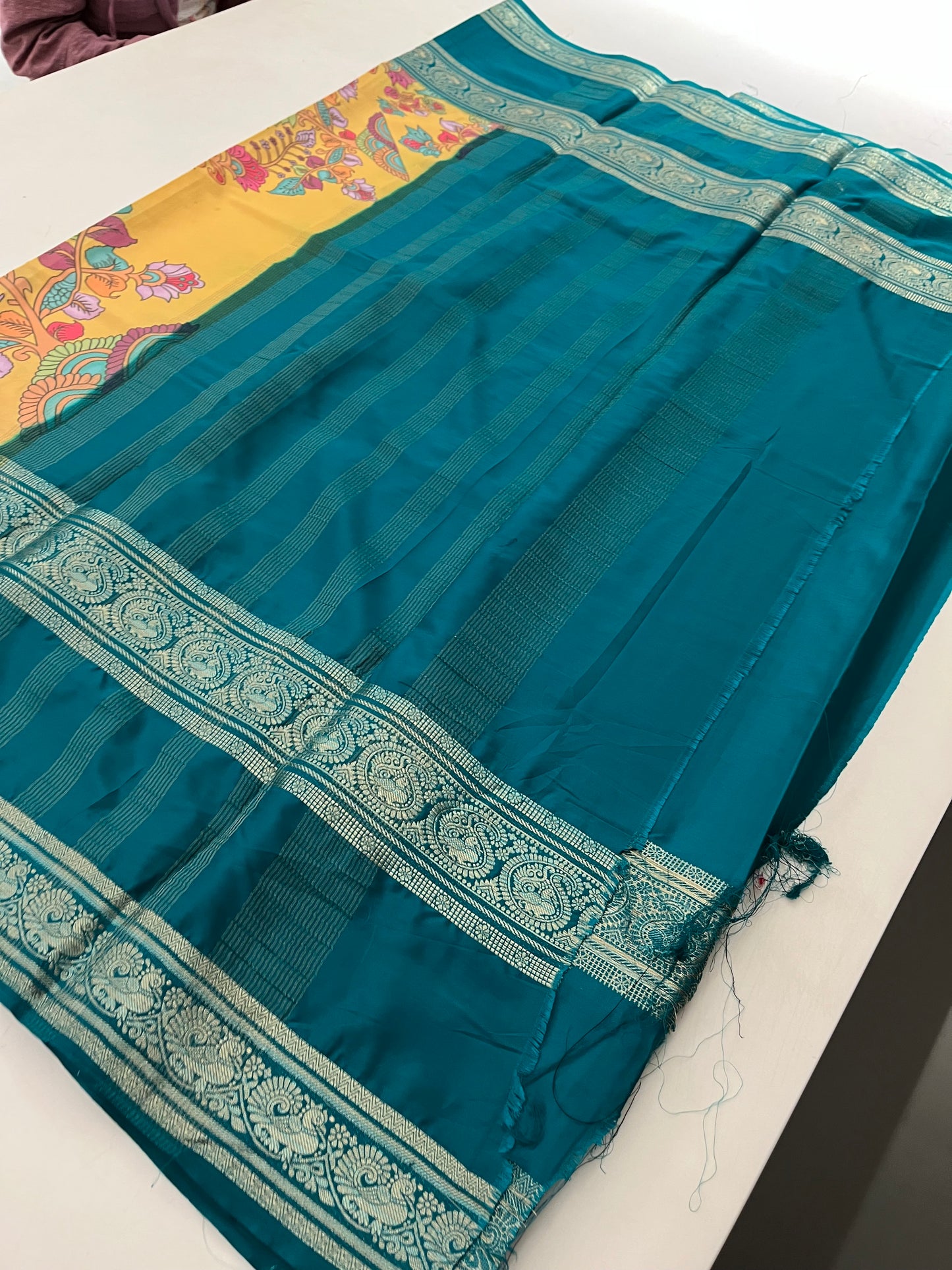 Ju10 Printed Semi Mysore Silk