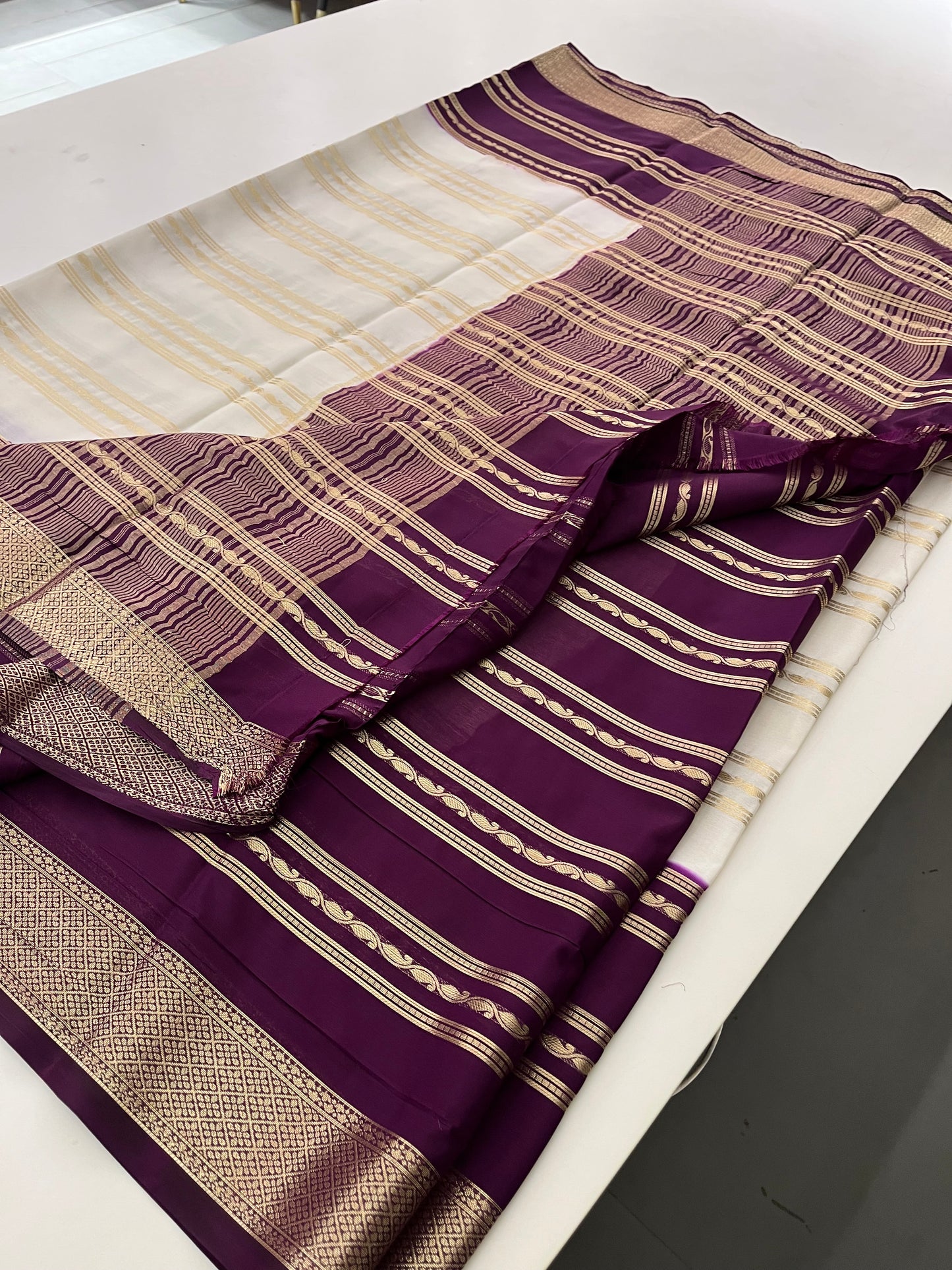 Semi Mysore Silk Saree