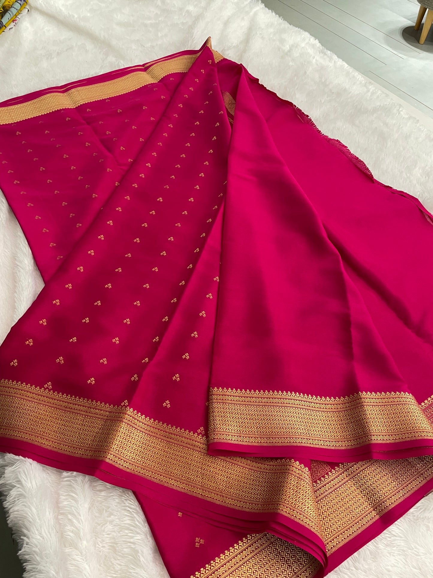 Pure Crape Mysore silk