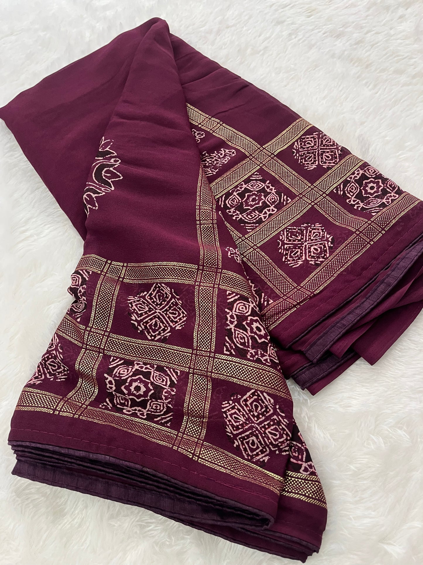 Bandhini Crape Chiffon