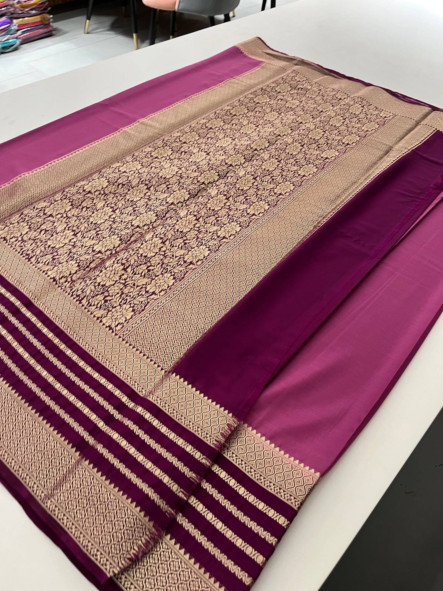 Premium crape silk