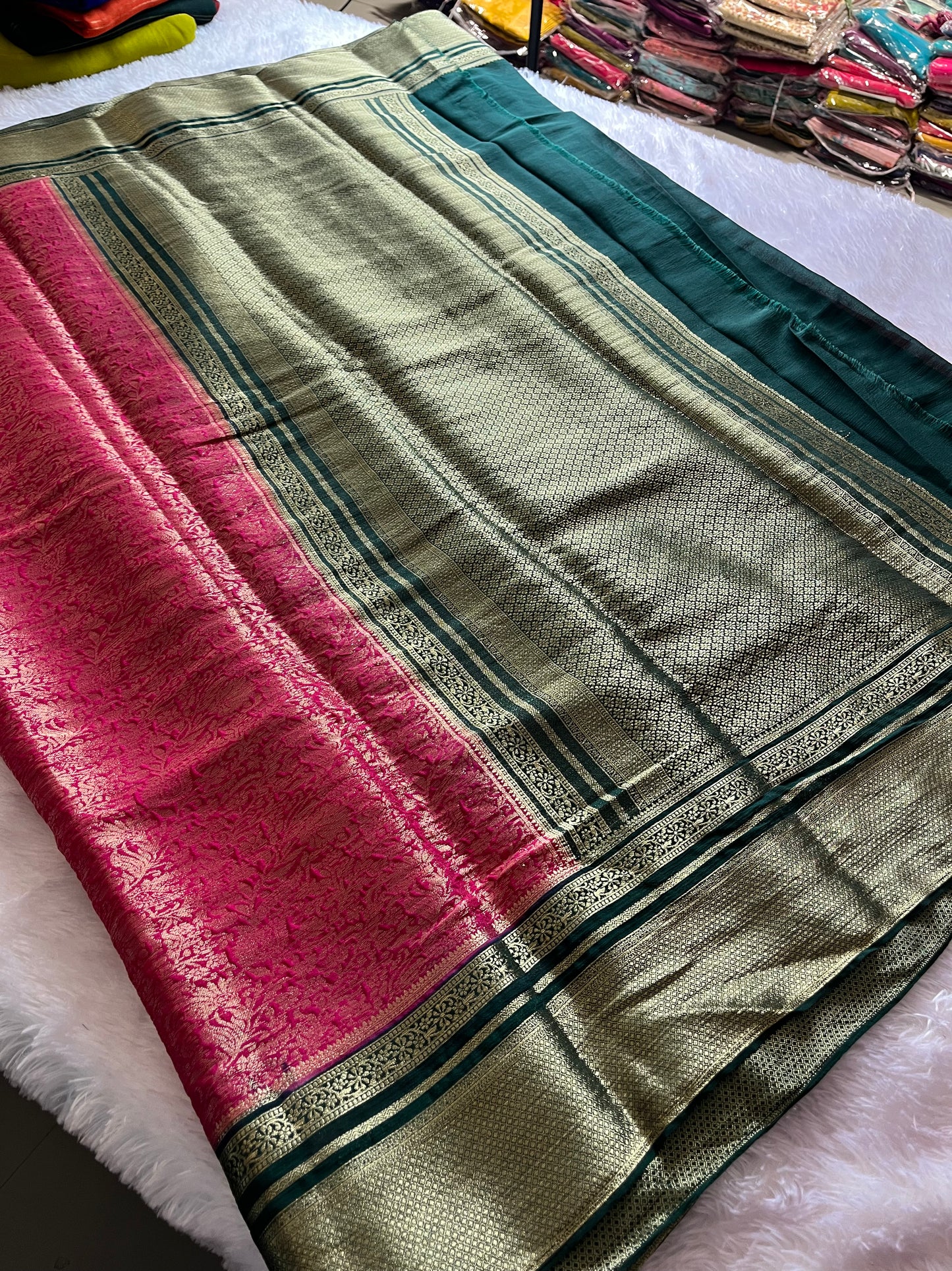 Banarasi Brocade soft silk