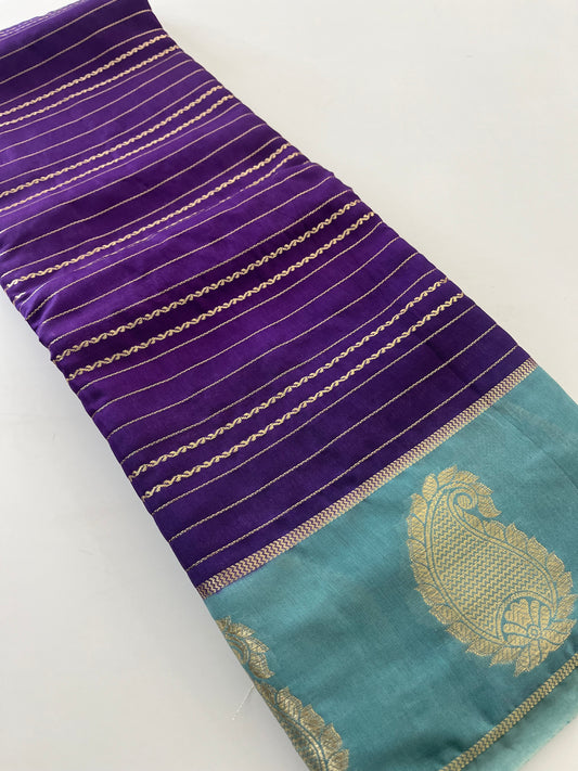 Semi Mysore silk new design