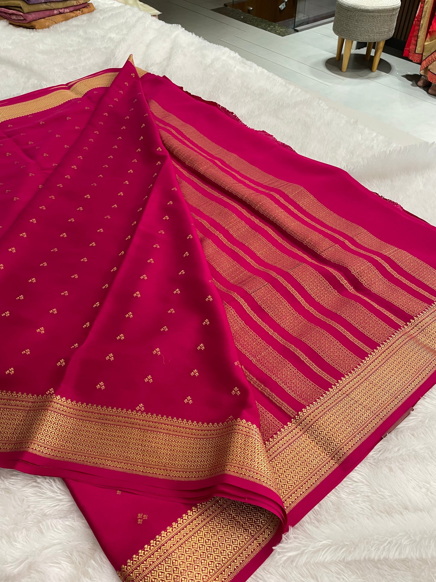 Pure Crape Mysore silk