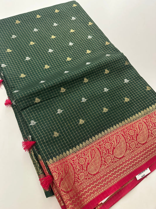 Viscose Banarasi saree-M27