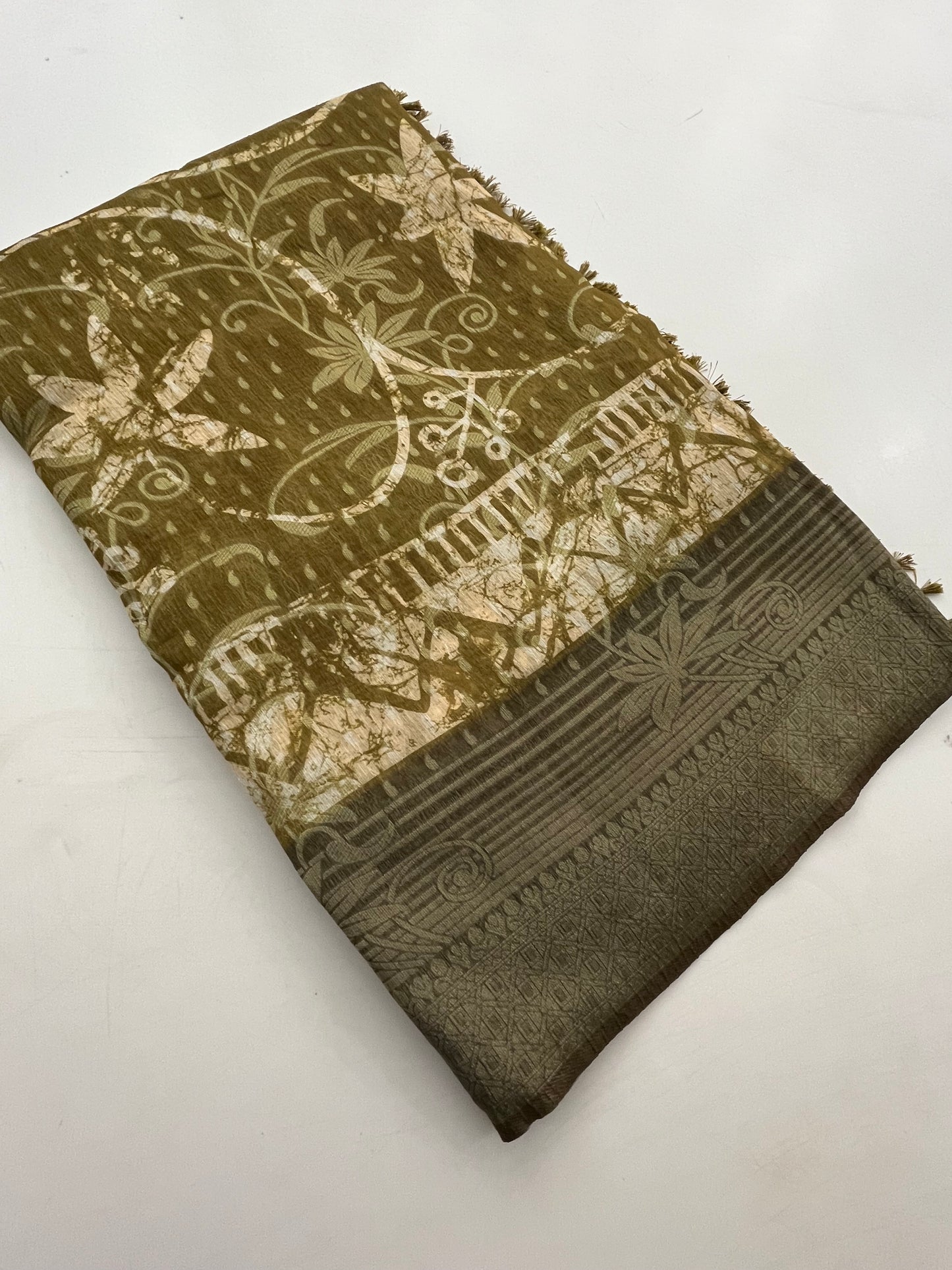 Printed Tussar Fancy