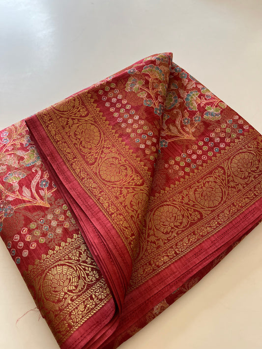 Tussar Printed Fancy
