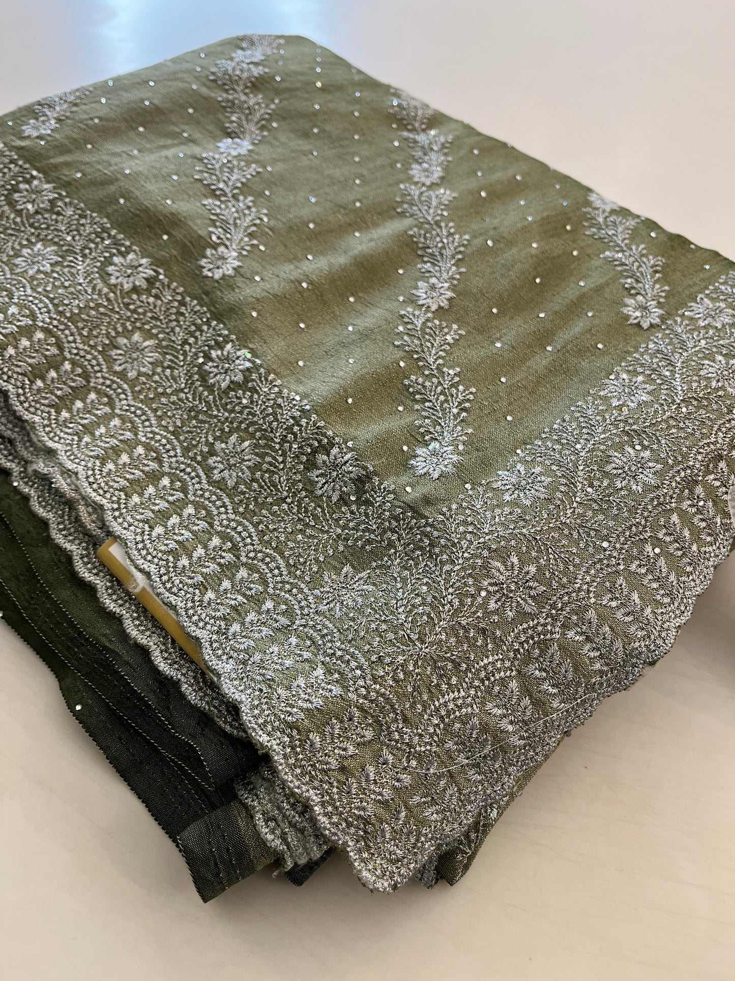 Tussar Work fancy saree-1016