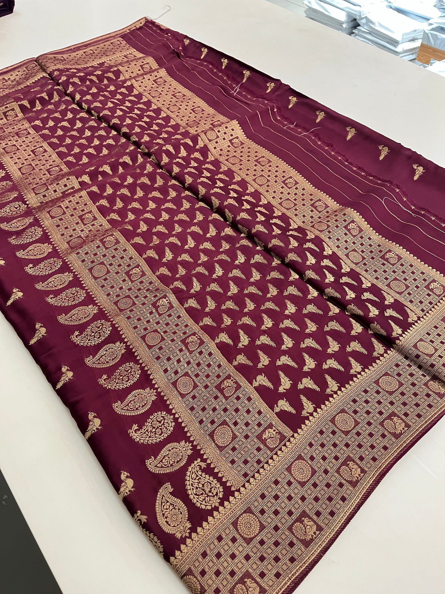 Pure Banarsi Satin Silk