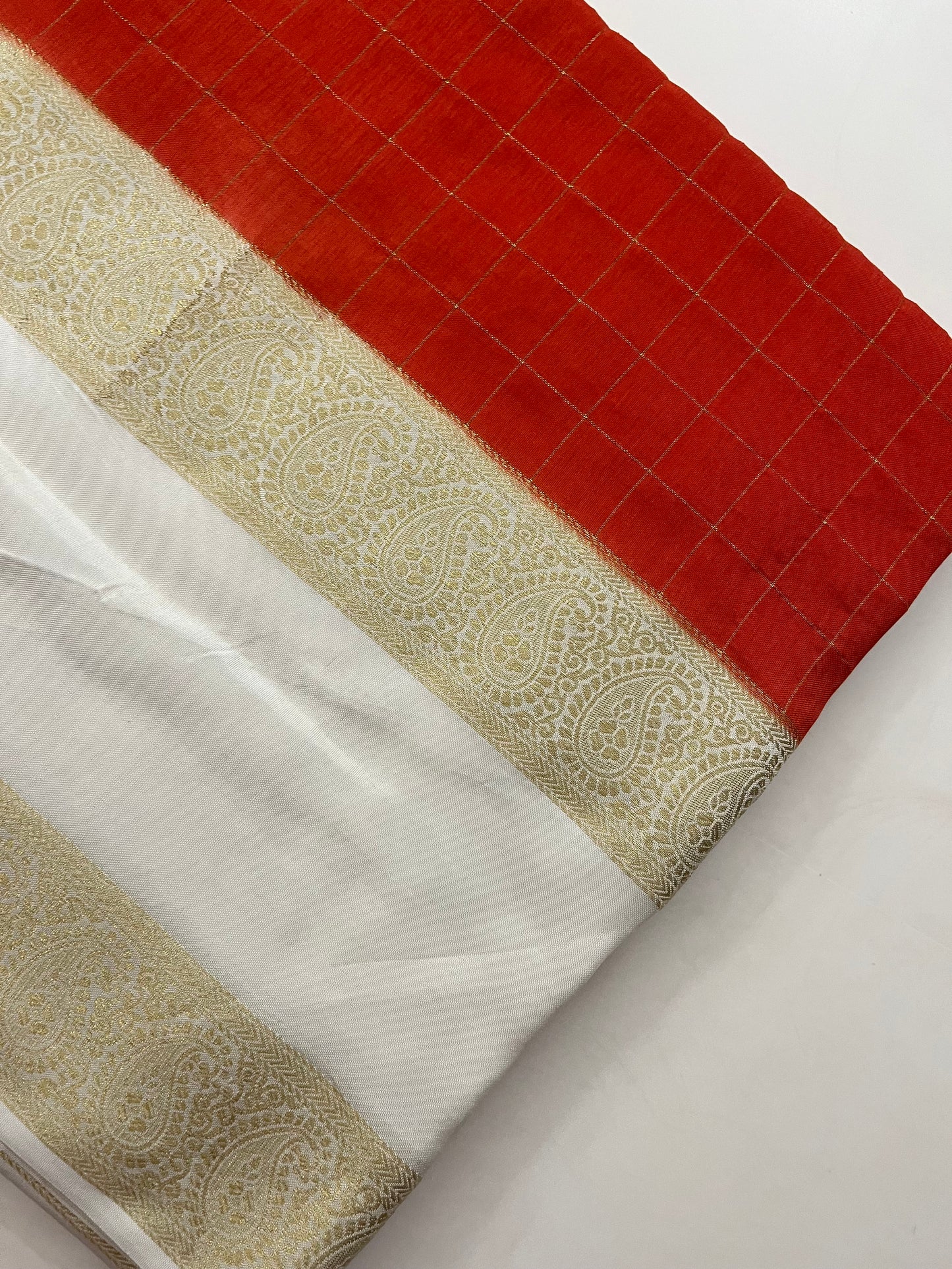 Dupion silk saree