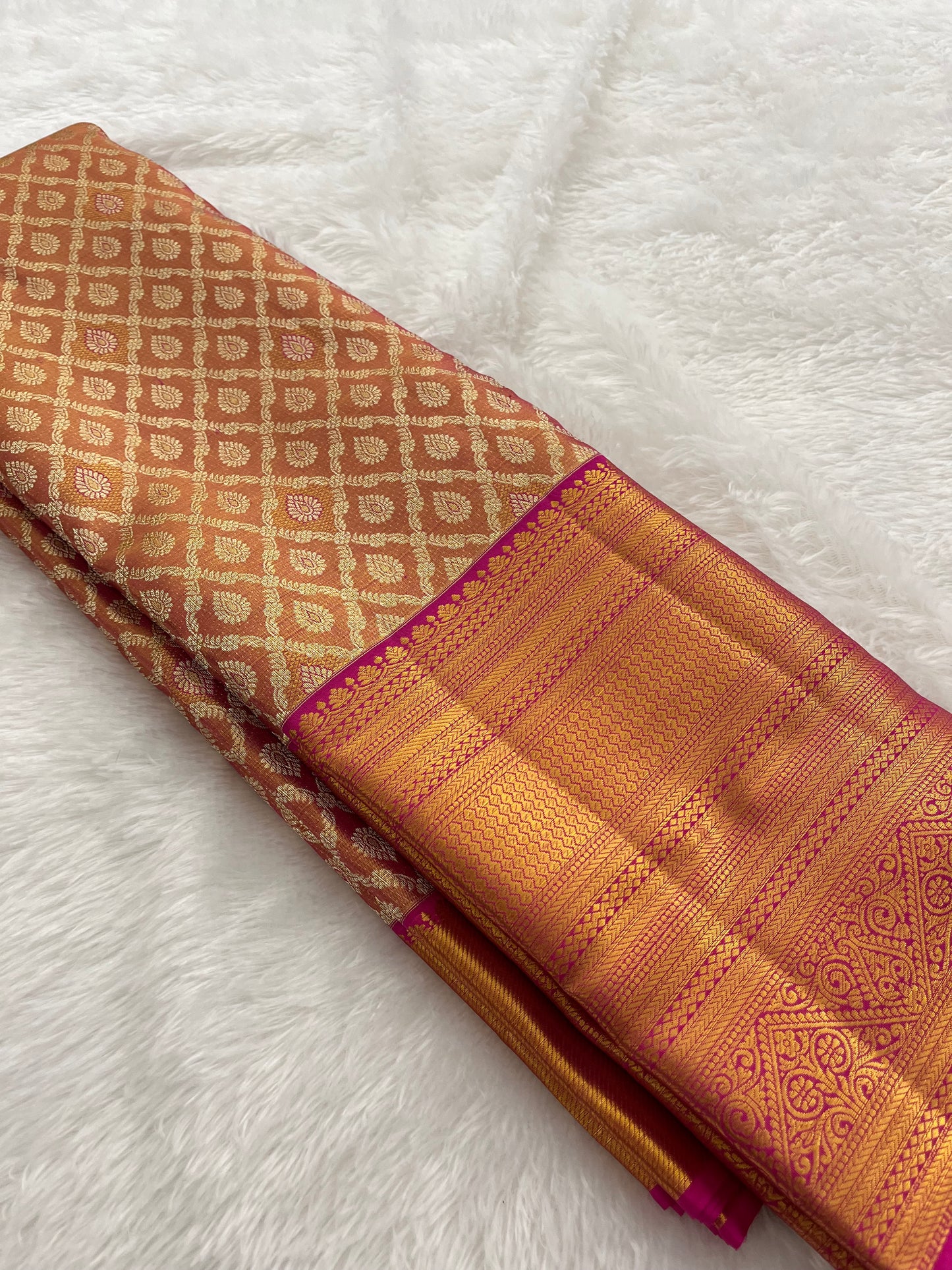 M2 pure designer Kanchi silk saree