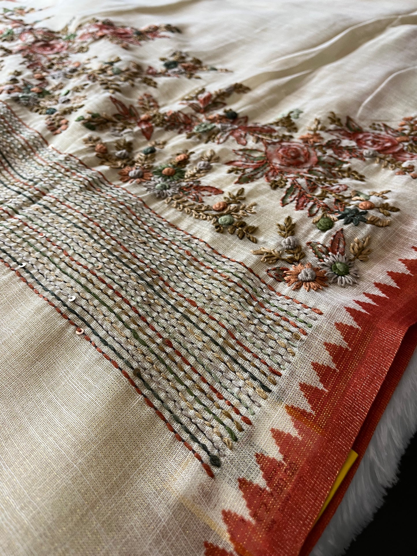 Linen Designer Embroidery
